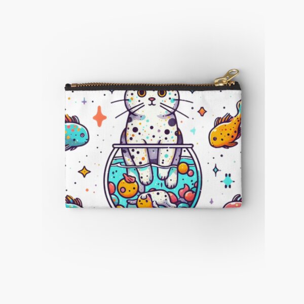 Item preview, Magical Cat & fish floating around-Part 2 designed and sold by FuzyFriendHaven.