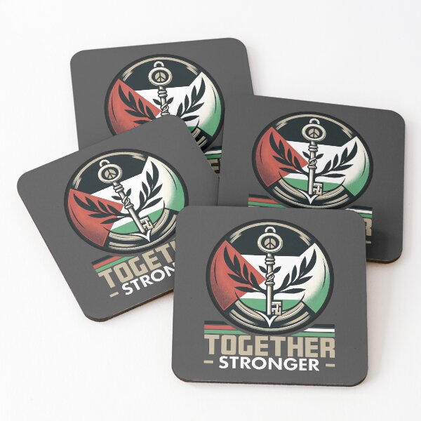 Item preview, United for Peace - Together Stronger Palestine designed and sold by Brick'a'Brack.