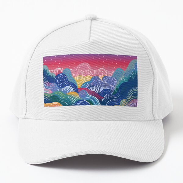 Item preview, Pink Indigo Mountains designed and sold by EnchantArtCo.
