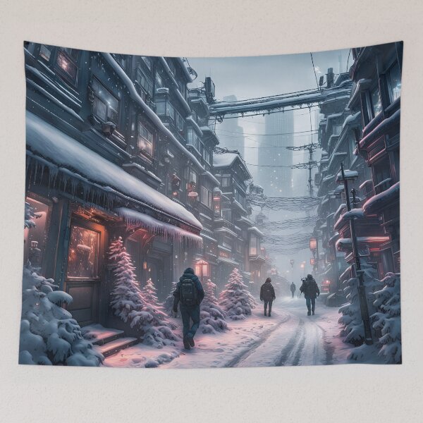 Item preview, Cyberpunk Christmas designed and sold by Mr-Saxon.