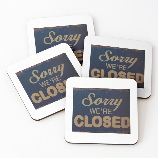 Item preview, Sorry We’Re Closed designed and sold by TrendyTextiles.