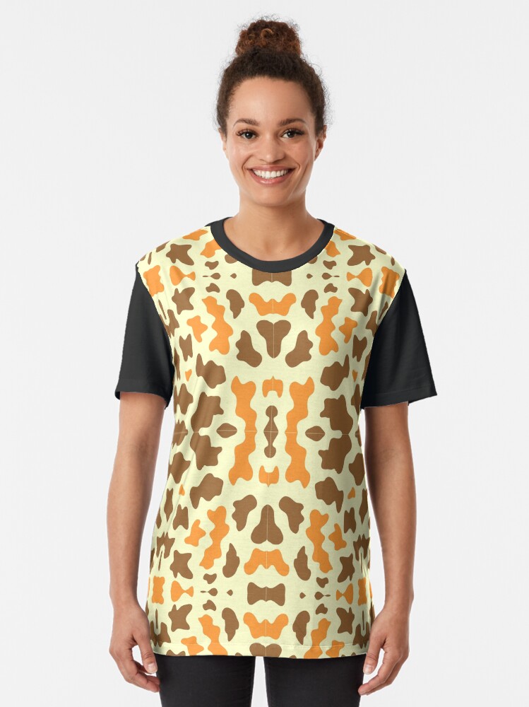 army print t shirt women's