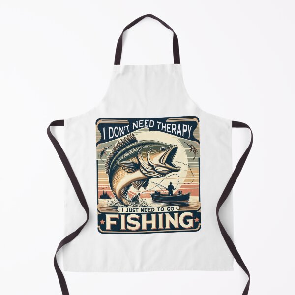 Item preview, Fishing, Therapy, Vacation, I Don't Need Therapy, I Just Need to Go Fishing designed and sold by GlobalCornerHub.