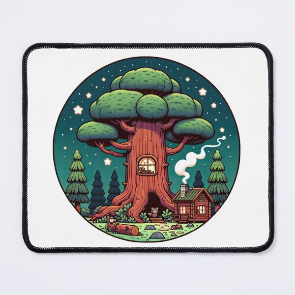 Item preview, Enchanted Arboretum: Racoons Forest Abode designed and sold by kawaiidoodlesuk.