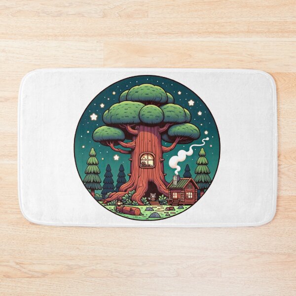 Item preview, Enchanted Arboretum: Racoons Forest Abode designed and sold by kawaiidoodlesuk.