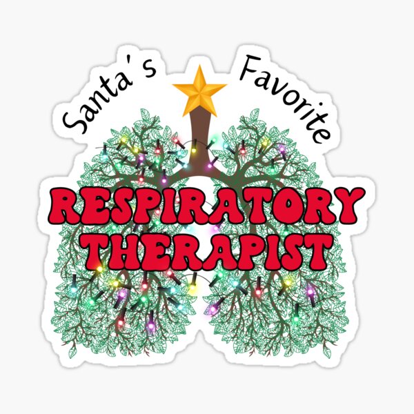 Respiratory Therapist Christmas Stickers for Sale, Free US Shipping