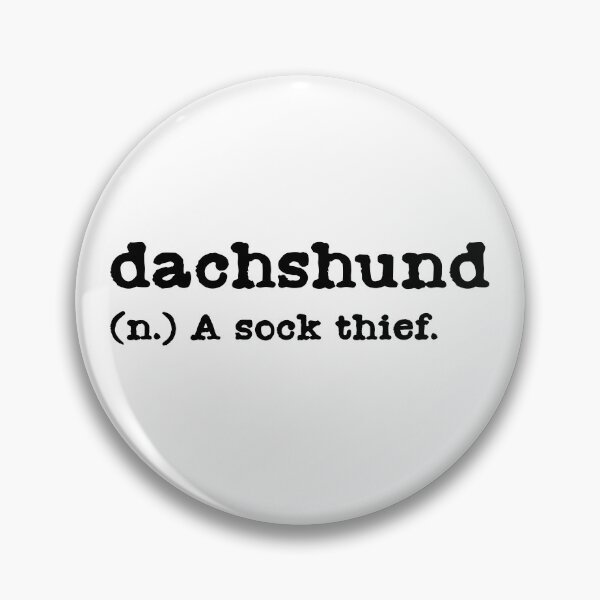 Item preview, Dachshund Definition - A Sock Thief - Wiener Dog designed and sold by Hic21.