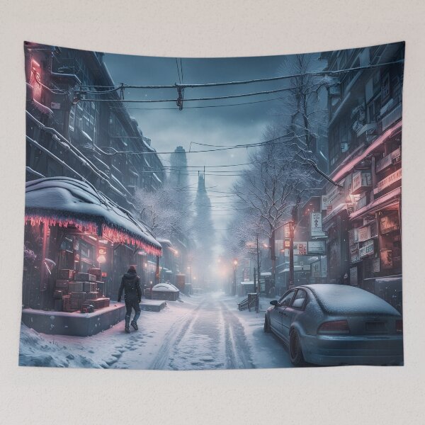 Item preview, Cyberpunk Christmas designed and sold by Mr-Saxon.
