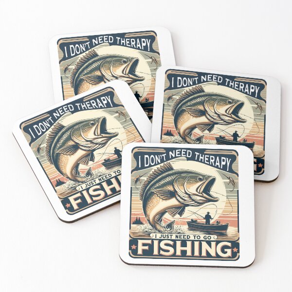Item preview, Fishing, Therapy, Vacation, I Don't Need Therapy, I Just Need to Go Fishing designed and sold by GlobalCornerHub.
