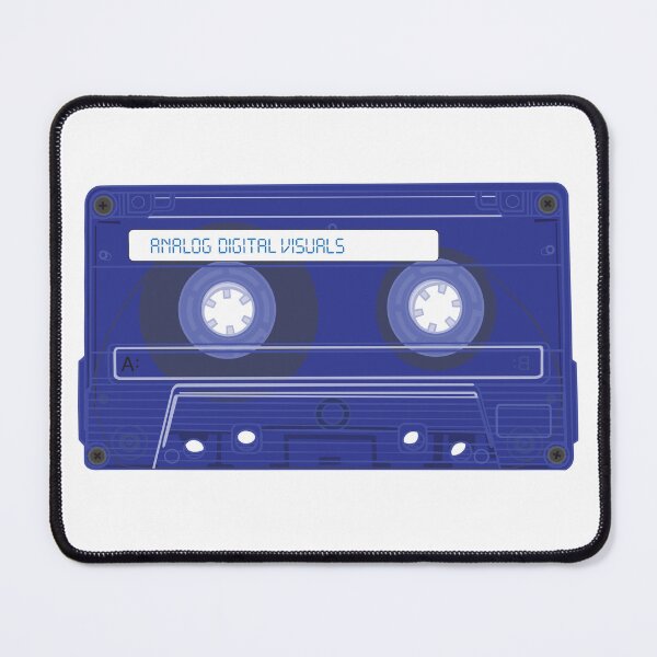 Item preview, Cassette Tape Graphic Tee – Mixtape Era Y2K Streetwear (Cosmic Cobalt Colorway) Analog / Music T-Shirt designed and sold by analogdigitalvz.