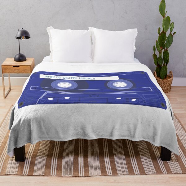 Item preview, Cassette Tape Graphic Tee – Mixtape Era Y2K Streetwear (Cosmic Cobalt Colorway) Analog / Music T-Shirt designed and sold by analogdigitalvz.