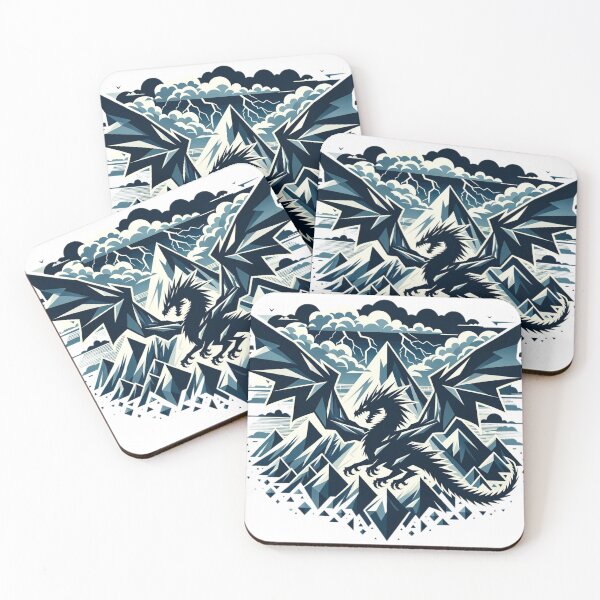 Item preview, Wyvern designed and sold by FarbenFabel.