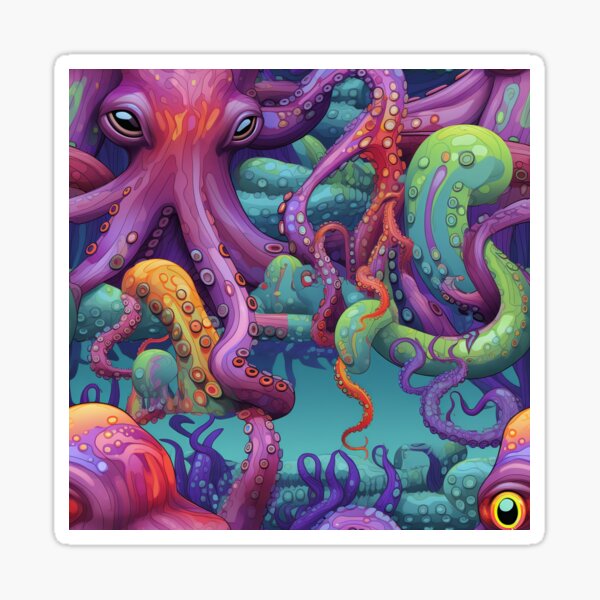 Into the deep I Sticker