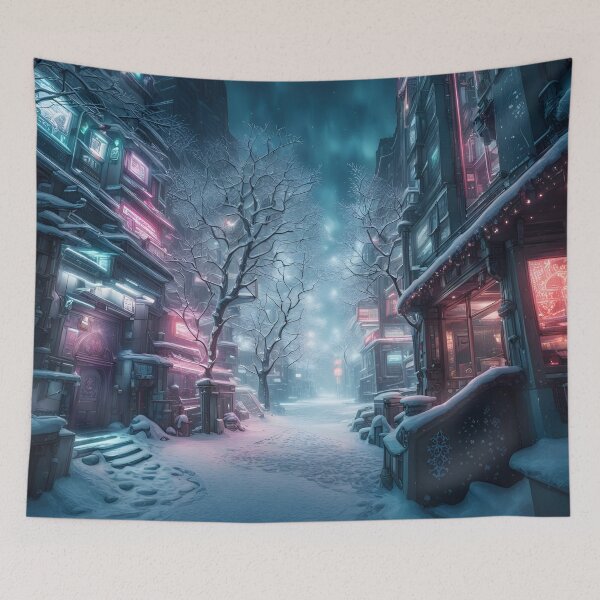 Item preview, Cyberpunk Christmas designed and sold by Mr-Saxon.