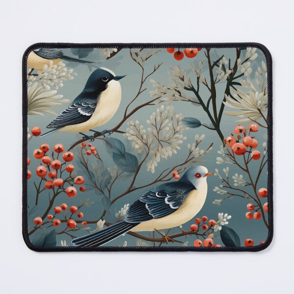 Item preview, Chickadees Winter Print designed and sold by Deepestblue.