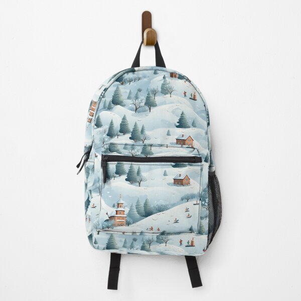 Item preview, Christmas Decor 2 Sledding/Skiing designed and sold by DigitalPatternx.