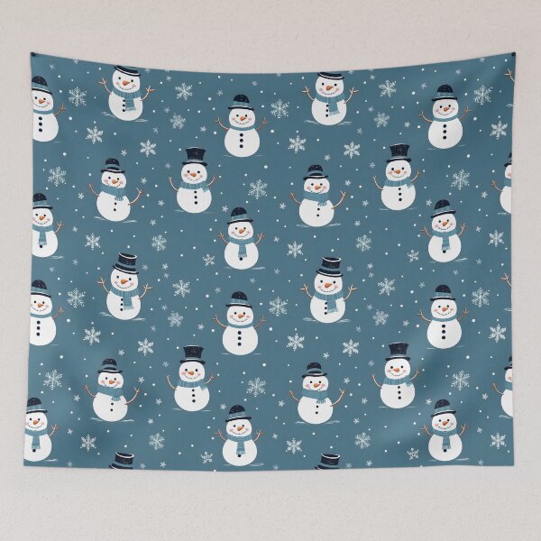 Item preview, Christmas Decor 2 Snowmen designed and sold by DigitalPatternx.
