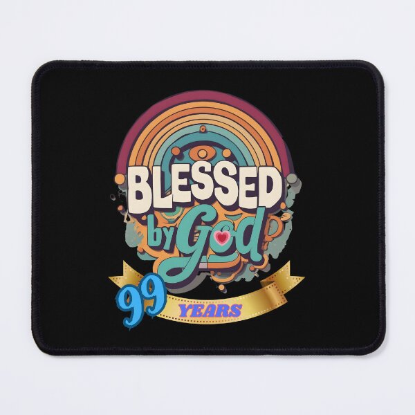Item preview, BLESSED BY GOD 99 YEARS designed and sold by carlos crane.