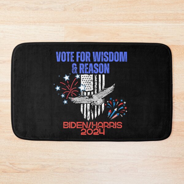 Item preview, Vote For Wisdom & Reason Democratic Political Design designed and sold by EarthArtDesigns.