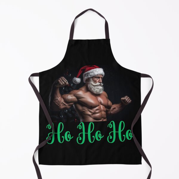 Item preview, Muscular Buff Santa Claus Flexing His Muscles designed and sold by Cindy Howe.