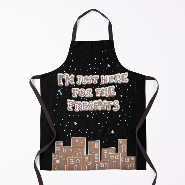 Item preview, I'm just here for the presents, funny Christmas inscription, made of gingerbread /1 designed and sold by My-fake-places.