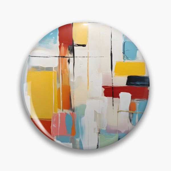 Item preview, Colorful Geometric Kidult Abstract Painting designed and sold by ptlsprntsdsgn.