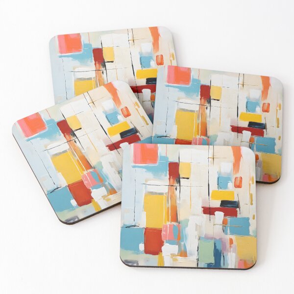 Item preview, Colorful Geometric Kidult Abstract Painting designed and sold by ptlsprntsdsgn.