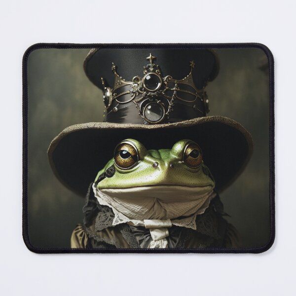 Item preview, frog in costume, frog in the hat, dark fantasy, dark art designed and sold by MattCollinsShop.