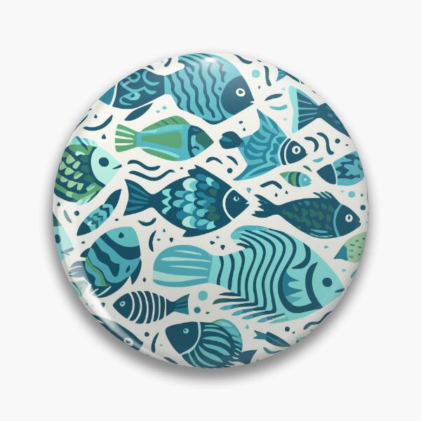 Item preview, Patrón de peces designed and sold by ArtFactoryAI.