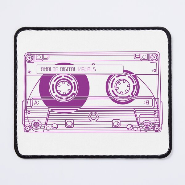 Item preview, Cassette Tape (Violet Lines) Analog / Music designed and sold by analogdigitalvz.
