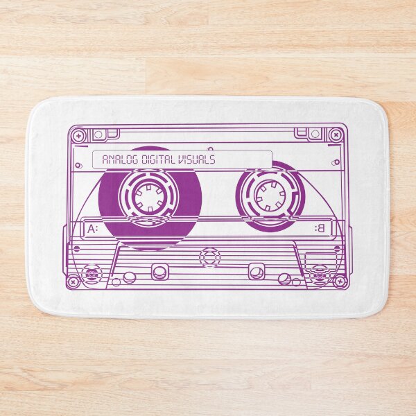 Item preview, Cassette Tape (Violet Lines) Analog / Music designed and sold by analogdigitalvz.