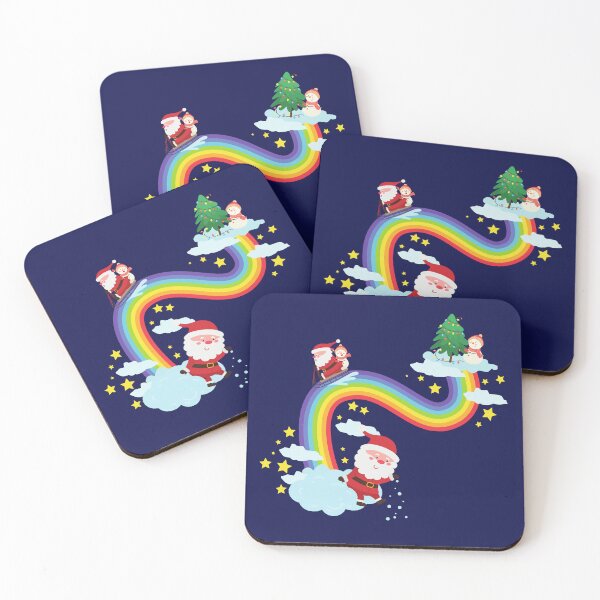 Item preview, funny christmas with santa and rainbow slide designed and sold by Kadechutinan.