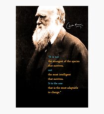Charles Darwin Quote 3 Photographic Print