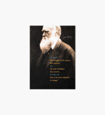 Charles Darwin Quote 3 Art Board