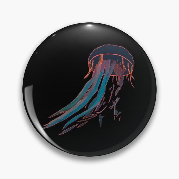 Item preview, Jellyfish (small / black background) designed and sold by MentaLee.