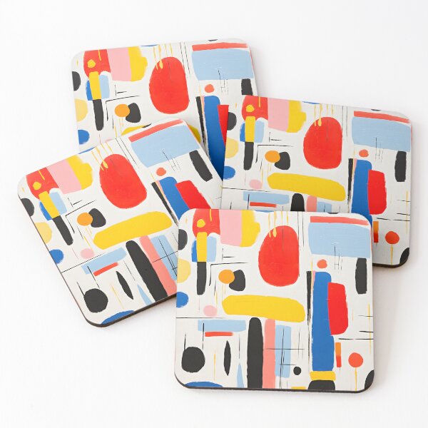Item preview, Colorful Geometric Kidult Abstract Painting designed and sold by ptlsprntsdsgn.
