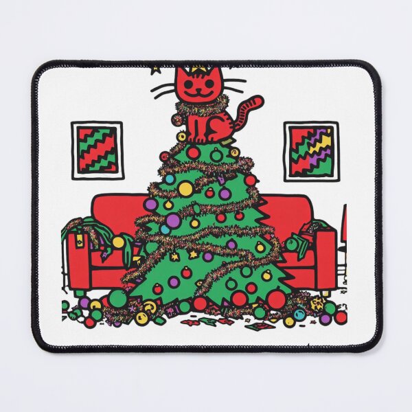 Item preview, Cat Christmas Tree Cat Cult Cat Lover Gift designed and sold by sharon1210.