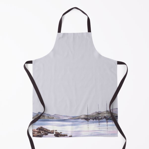 Item preview, Watercolor Adriatic seascape illustration Hand drawn background  designed and sold by BartolArt.