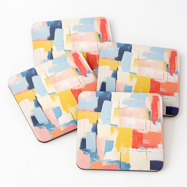 Item preview, Colorful Geometric Kidult Abstract Painting designed and sold by ptlsprntsdsgn.