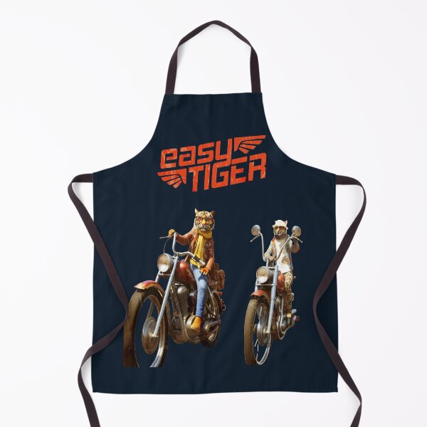 Item preview, Easy Rider Movie Tigers on Motorcycles - Distressed Look Design designed and sold by HeavyHits.
