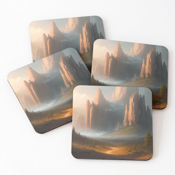 Item preview, Sunrise over mountains with a sense of adventure designed and sold by ConjuredFantasy.