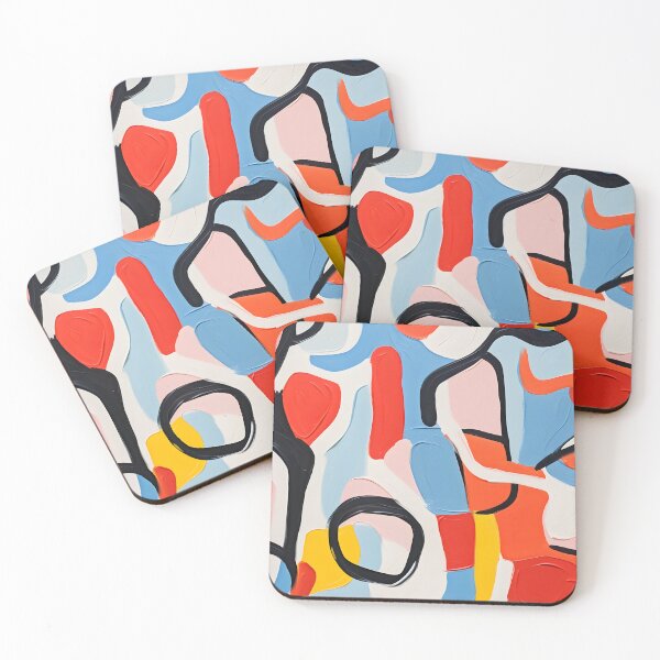 Item preview, Colorful Geometric Kidult Abstract Painting designed and sold by ptlsprntsdsgn.