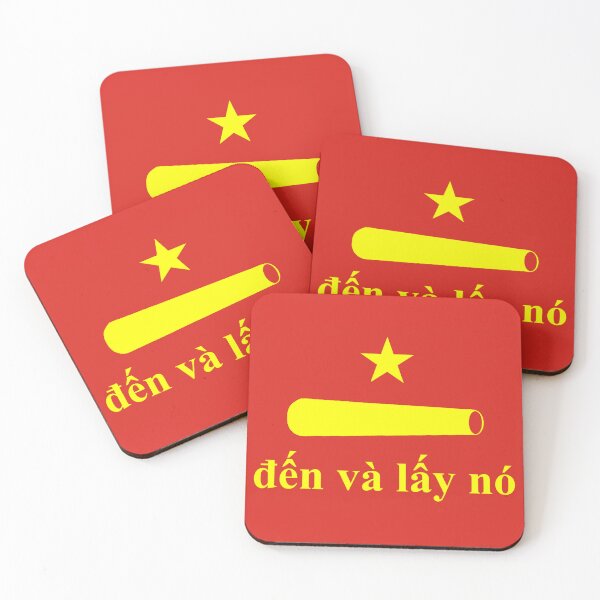 Item preview, Red Vietnamese CATI Flag (cờ đỏ quốc gia việt nam 'đến và lấy') designed and sold by JonathanR1994.