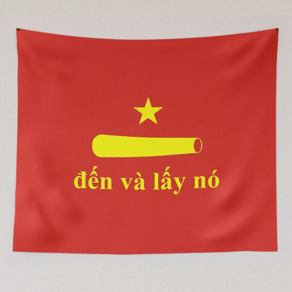 Item preview, Red Vietnamese CATI Flag (cờ đỏ quốc gia việt nam 'đến và lấy') designed and sold by JonathanR1994.