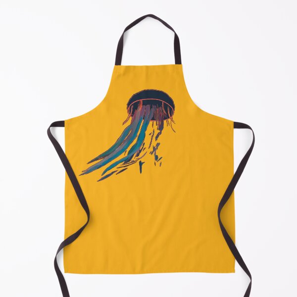 Item preview, Jellyfish (small / yellow background) designed and sold by MentaLee.