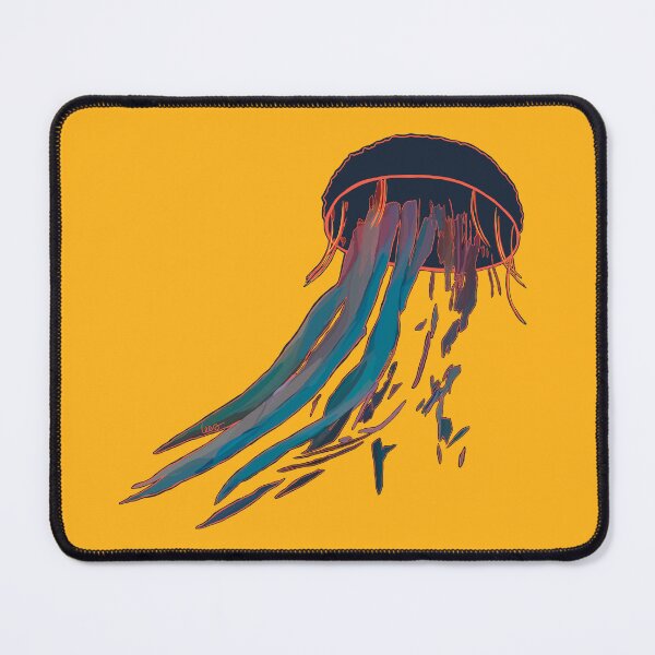 Item preview, Jellyfish (small / yellow background) designed and sold by MentaLee.