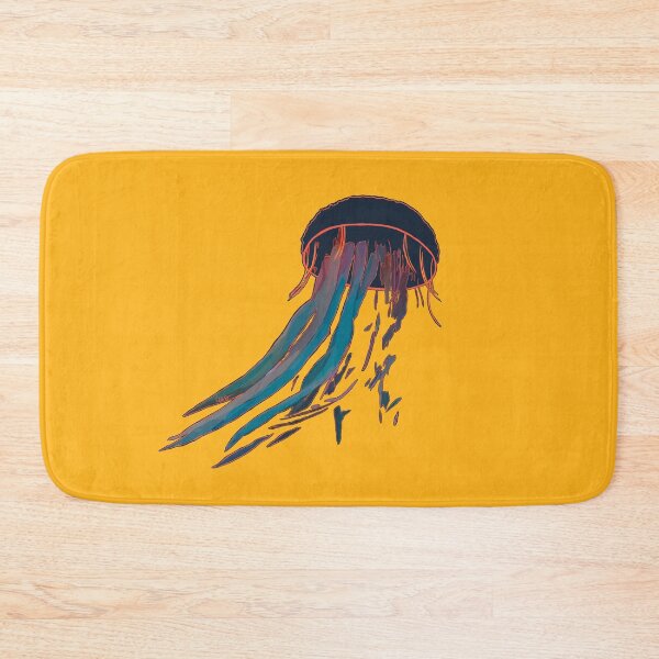 Item preview, Jellyfish (small / yellow background) designed and sold by MentaLee.