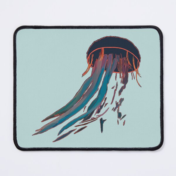 Item preview, Jellyfish (small / blue background) designed and sold by MentaLee.