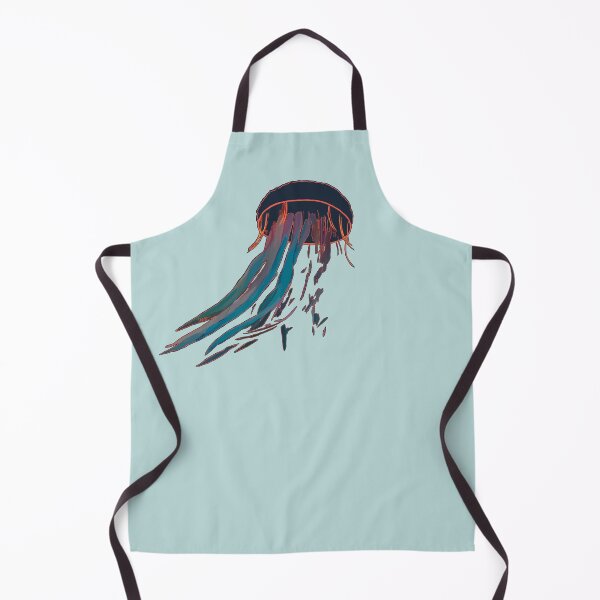 Item preview, Jellyfish (small / blue background) designed and sold by MentaLee.