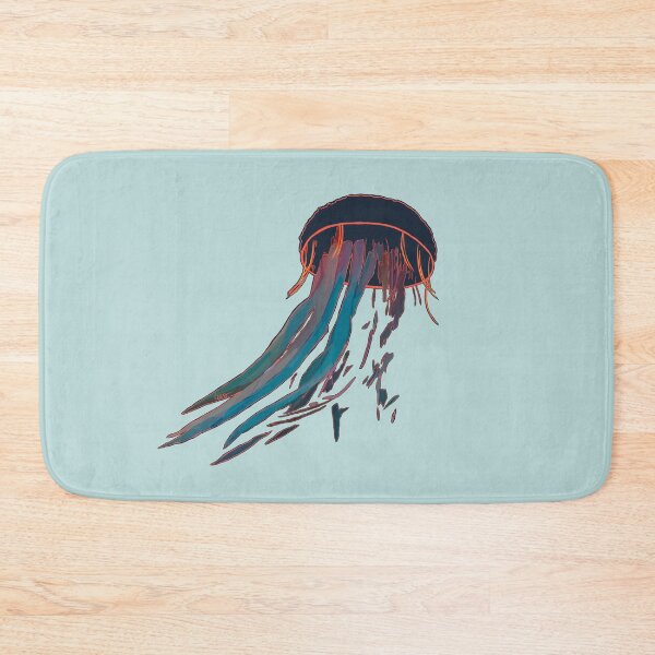 Item preview, Jellyfish (small / blue background) designed and sold by MentaLee.